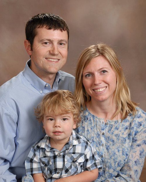 Nathan Robison and his family
