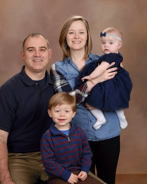 Rob Vinson and his family
